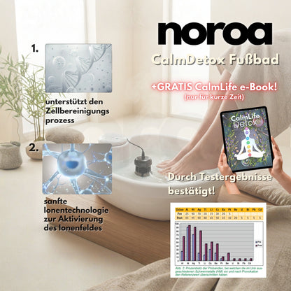 Noroa "CalmDetox" LUXE Fußbad & Spa - NEU!
